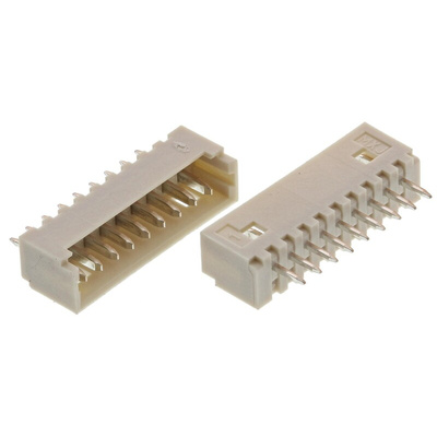 Molex PicoBlade Series Straight Through Hole PCB Header, 9 Contact(s), 1.25mm Pitch, 1 Row(s), Shrouded
