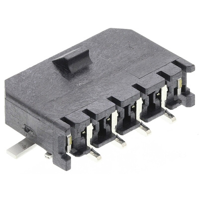 Molex Micro-Fit 3.0 Series Right Angle Surface Mount PCB Header, 4 Contact(s), 3.0mm Pitch, 1 Row(s), Shrouded