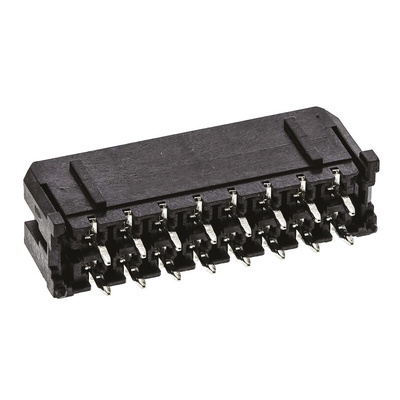 Molex Micro-Fit 3.0 Series Straight Through Hole PCB Header, 16 Contact(s), 3.0mm Pitch, 2 Row(s), Shrouded