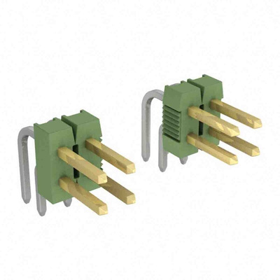 TE Connectivity AMPMODU MOD II Series Straight Through Hole Pin Header, 50 Contact(s), 2.54mm Pitch, 1 Row(s),