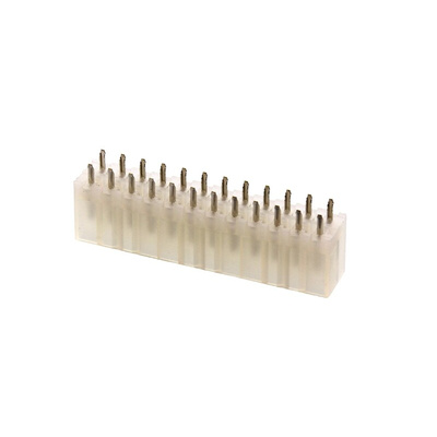 TE Connectivity VAL-U-LOK Series Straight Through Hole PCB Header, 24 Contact(s), 4.2mm Pitch, 2 Row(s), Shrouded