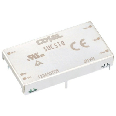Cosel 10W Isolated DC-DC Converter Through Hole, Voltage in 18 → 36 V dc, Voltage out 5V dc