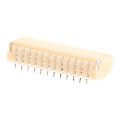 JST SH Series Straight Surface Mount PCB Header, 12 Contact(s), 1.0mm Pitch, 1 Row(s), Shrouded