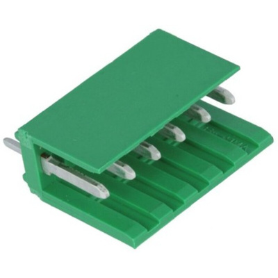 TE Connectivity AMPMODU MOD I Series Straight Through Hole PCB Header, 6 Contact(s), 3.96mm Pitch, 1 Row(s), Shrouded