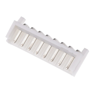 JST EH Series Right Angle Through Hole PCB Header, 8 Contact(s), 2.5mm Pitch, 1 Row(s), Shrouded