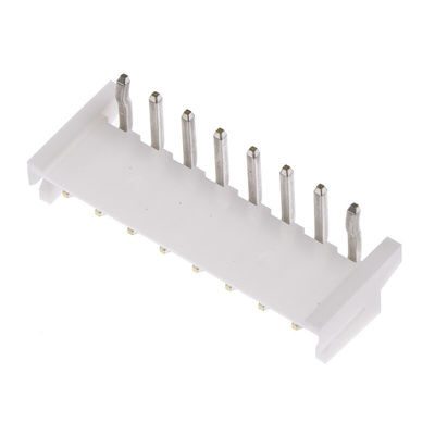 JST EH Series Right Angle Through Hole PCB Header, 8 Contact(s), 2.5mm Pitch, 1 Row(s), Shrouded