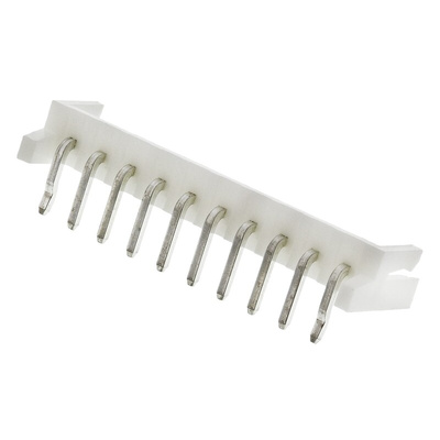JST EH Series Right Angle Through Hole PCB Header, 10 Contact(s), 2.5mm Pitch, 1 Row(s), Shrouded