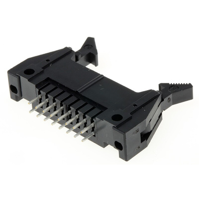 Hirose HIF3B Series Straight Through Hole PCB Header, 16 Contact(s), 2.54mm Pitch, 2 Row(s), Shrouded