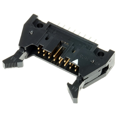 Hirose HIF3B Series Straight Through Hole PCB Header, 16 Contact(s), 2.54mm Pitch, 2 Row(s), Shrouded