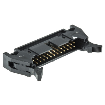 Hirose HIF3B Series Straight Through Hole PCB Header, 26 Contact(s), 2.54mm Pitch, 2 Row(s), Shrouded