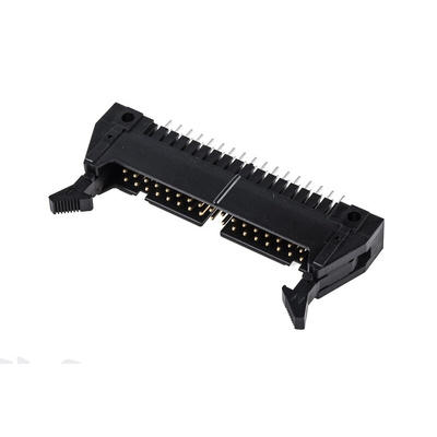 Hirose HIF3B Series Straight Through Hole PCB Header, 34 Contact(s), 2.54mm Pitch, 2 Row(s), Shrouded