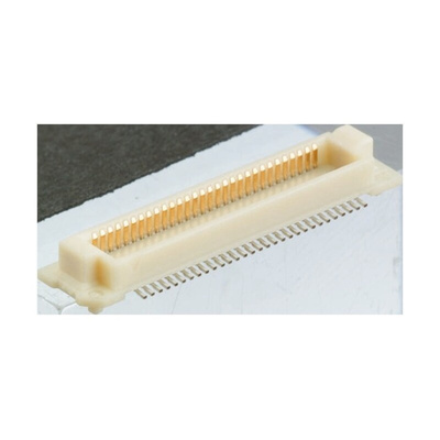 Hirose FunctionMAX FX8 Series Straight Surface Mount PCB Header, 60 Contact(s), 0.6mm Pitch, 2 Row(s), Shrouded
