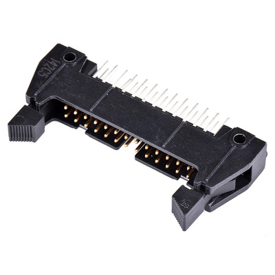 3M 3000 Series Straight Through Hole PCB Header, 26 Contact(s), 2.54mm Pitch, 2 Row(s), Shrouded