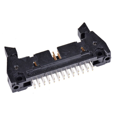 3M 3000 Series Straight Through Hole PCB Header, 26 Contact(s), 2.54mm Pitch, 2 Row(s), Shrouded