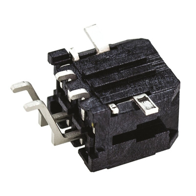 Molex Micro-Fit 3.0 Series Right Angle Surface Mount PCB Header, 4 Contact(s), 3.0mm Pitch, 2 Row(s), Shrouded