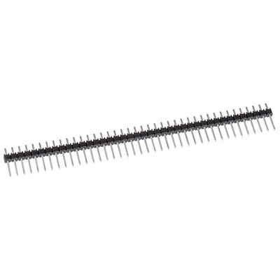 Molex C-Grid III Series Straight Through Hole Pin Header, 40 Contact(s), 2.54mm Pitch, 1 Row(s), Unshrouded