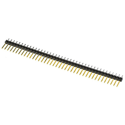 Molex C-Grid III Series Straight Through Hole Pin Header, 40 Contact(s), 2.54mm Pitch, 1 Row(s), Unshrouded