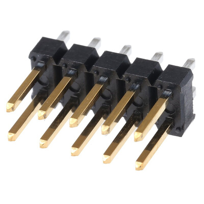 Amphenol Communications Solutions BergStik Series Straight Through Hole Pin Header, 10 Contact(s), 2.54mm Pitch, 2