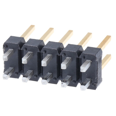 Amphenol Communications Solutions BergStik Series Straight Through Hole Pin Header, 10 Contact(s), 2.54mm Pitch, 2