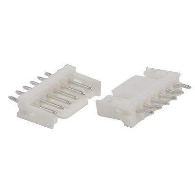 TE Connectivity AMP CT Series Straight Through Hole PCB Header, 6 Contact(s), 2.0mm Pitch, 1 Row(s), Shrouded