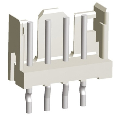 TE Connectivity AMP CT Series Straight Through Hole PCB Header, 4 Contact(s), 2.0mm Pitch, 1 Row(s), Shrouded