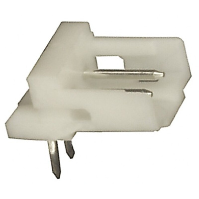 TE Connectivity AMP CT Series Right Angle Through Hole PCB Header, 2 Contact(s), 2.0mm Pitch, 1 Row(s), Shrouded
