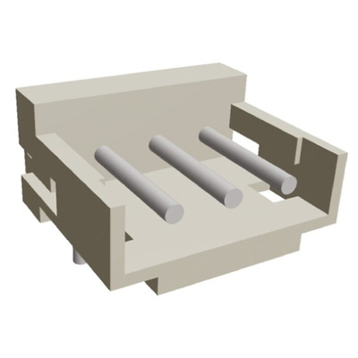 TE Connectivity AMP CT Series Right Angle Through Hole PCB Header, 3 Contact(s), 2.0mm Pitch, 1 Row(s), Shrouded