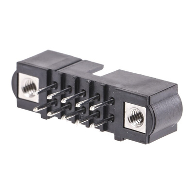 HARWIN Datamate J-Tek Series Straight Through Hole PCB Header, 10 Contact(s), 2.0mm Pitch, 2 Row(s), Shrouded