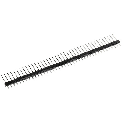 TE Connectivity AMPMODU MOD II Series Straight Through Hole Pin Header, 40 Contact(s), 2.54mm Pitch, 1 Row(s),
