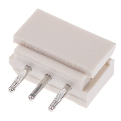 Molex SPOX Series Straight Through Hole PCB Header, 3 Contact(s), 2.5mm Pitch, 1 Row(s), Shrouded