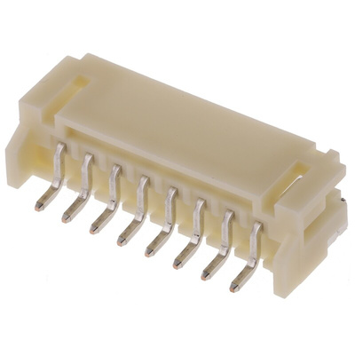 JST PH Series Right Angle Surface Mount PCB Header, 8 Contact(s), 2.0mm Pitch, 1 Row(s), Shrouded