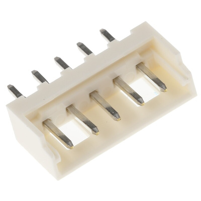 Molex Micro-Latch Series Straight Through Hole PCB Header, 5 Contact(s), 2.0mm Pitch, 1 Row(s), Shrouded