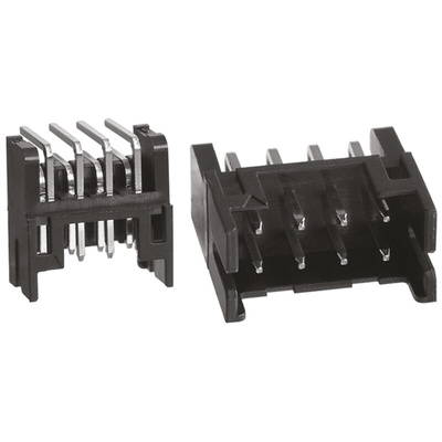 Hirose DF11 Series Right Angle Through Hole PCB Header, 8 Contact(s), 2.0mm Pitch, 2 Row(s), Shrouded