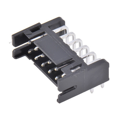 Hirose DF11 Series Right Angle Through Hole PCB Header, 12 Contact(s), 2.0mm Pitch, 2 Row(s), Shrouded
