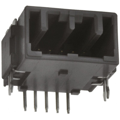 JAE MX34 Series Right Angle Through Hole PCB Header, 5 Contact(s), 2.2mm Pitch, 1 Row(s), Shrouded
