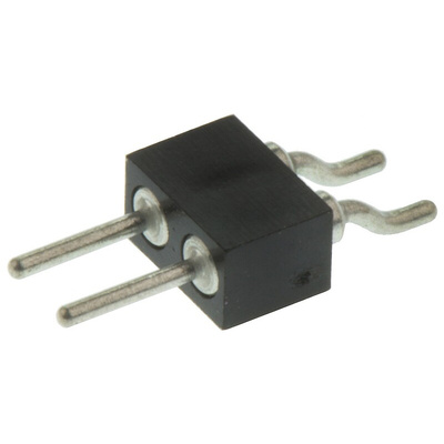 Preci-Dip Right Angle Surface Mount Pin Header, 2 Contact(s), 2.0mm Pitch, 1 Row(s), Unshrouded