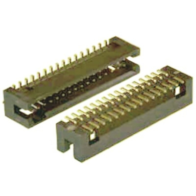 Amphenol Communications Solutions Minitek127 Series Straight Surface Mount PCB Header, 6 Contact(s), 1.27mm Pitch, 2