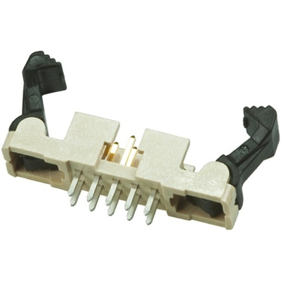 Amphenol Communications Solutions Minitek Series Straight Through Hole PCB Header, 8 Contact(s), 2.0mm Pitch, 2 Row(s),