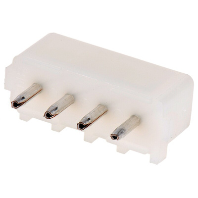 TE Connectivity Commercial MATE-N-LOK Series Straight Through Hole PCB Header, 4 Contact(s), 5.08mm Pitch, 1 Row(s),