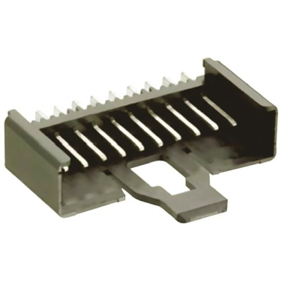 Lumberg Minimodul Series Right Angle Through Hole PCB Header, 4 Contact(s), 2.5mm Pitch, 1 Row(s), Shrouded