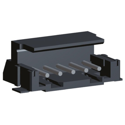 TE Connectivity AMP CT Series Right Angle Surface Mount PCB Header, 5 Contact(s), 2.0mm Pitch, 1 Row(s), Shrouded