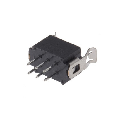 HARWIN Datamate L-Tek Series Straight Through Hole PCB Header, 6 Contact(s), 2.0mm Pitch, 2 Row(s), Shrouded
