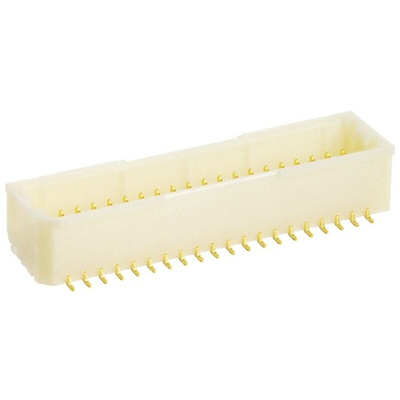 JST SHD Series Straight Surface Mount PCB Header, 40 Contact(s), 1.0mm Pitch, Shrouded