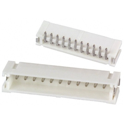 JST ZH Series Top Entry Surface Mount PCB Header, 11 Contact(s), 1.5mm Pitch, 1 Row(s), Shrouded