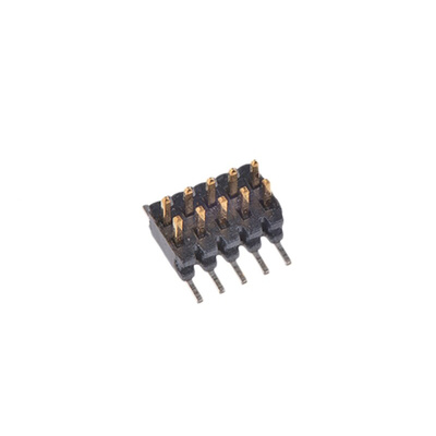 Samtec FTMH Series Straight Surface Mount Pin Header, 10 Contact(s), 1.0mm Pitch, 2 Row(s), Unshrouded