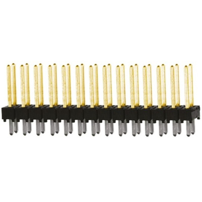 Samtec TSW Series Straight Through Hole Pin Header, 28 Contact(s), 2.54mm Pitch, 2 Row(s), Unshrouded