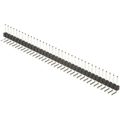 Amphenol Communications Solutions BergStik Series Right Angle Through Hole Pin Header, 36 Contact(s), 2.54mm Pitch, 1