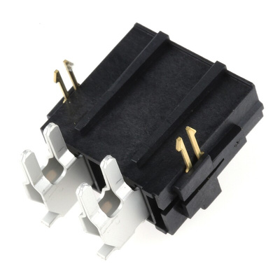 Molex Mini-Fit Sr. Series Right Angle Through Hole PCB Header, 2 Contact(s), 10.0mm Pitch, 1 Row(s), Shrouded
