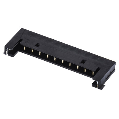 Molex Pico-Lock Series Right Angle Surface Mount PCB Header, 10 Contact(s), 1.5mm Pitch, 1 Row(s), Shrouded