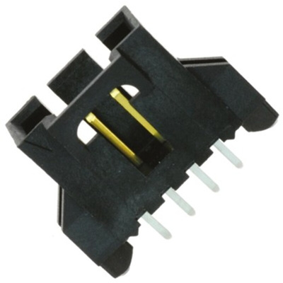 Molex SL Series Straight Through Hole PCB Header, 4 Contact(s), 2.54mm Pitch, 1 Row(s), Shrouded